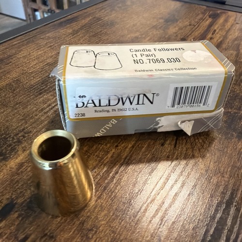 Baldwin brass candle followers - baldwin,